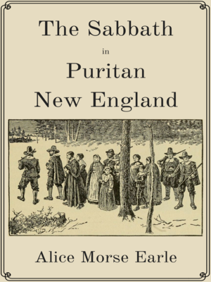 cover image of The Sabbath in Puritan New England